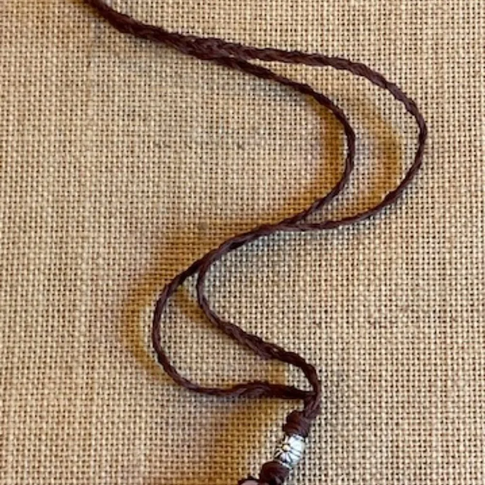 Healing Stone Hemp necklace